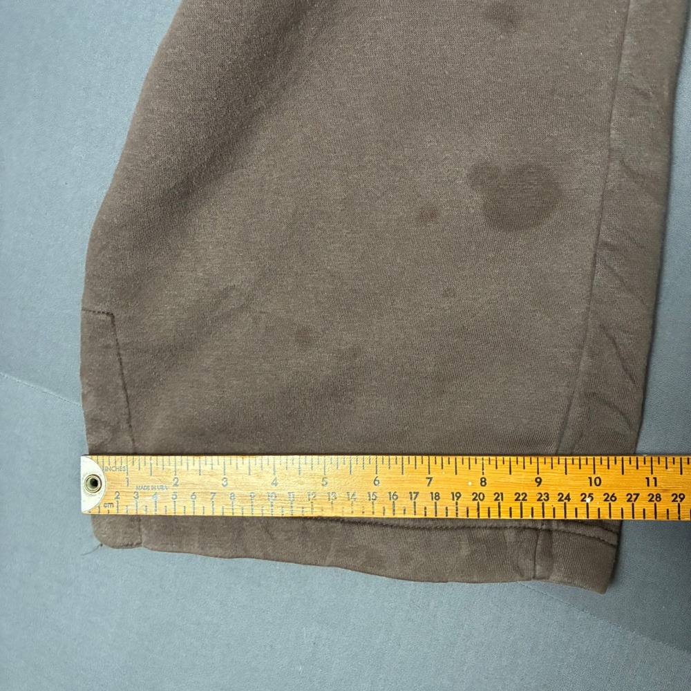 Nike Sportswear Phoenix Fleece Wide Leg Brown Sweatpants Women's Small (27x29) - Picture 8 of 8